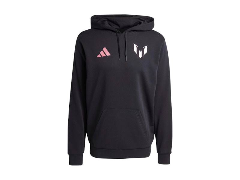 Pre-owned Adidas Originals Men's Adidas Messi Name & Number Graphic Hoodie In Black