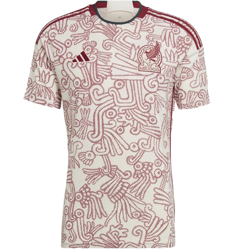adidas Mexico 22 Away Jersey (US Sizing) Wonder White Men's FW22