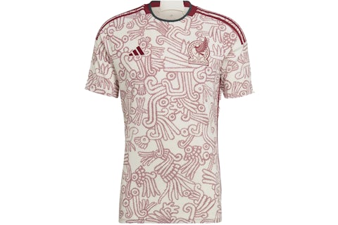 adidas Mexico 22 Away Jersey (US Sizing) Wonder White Men's FW22