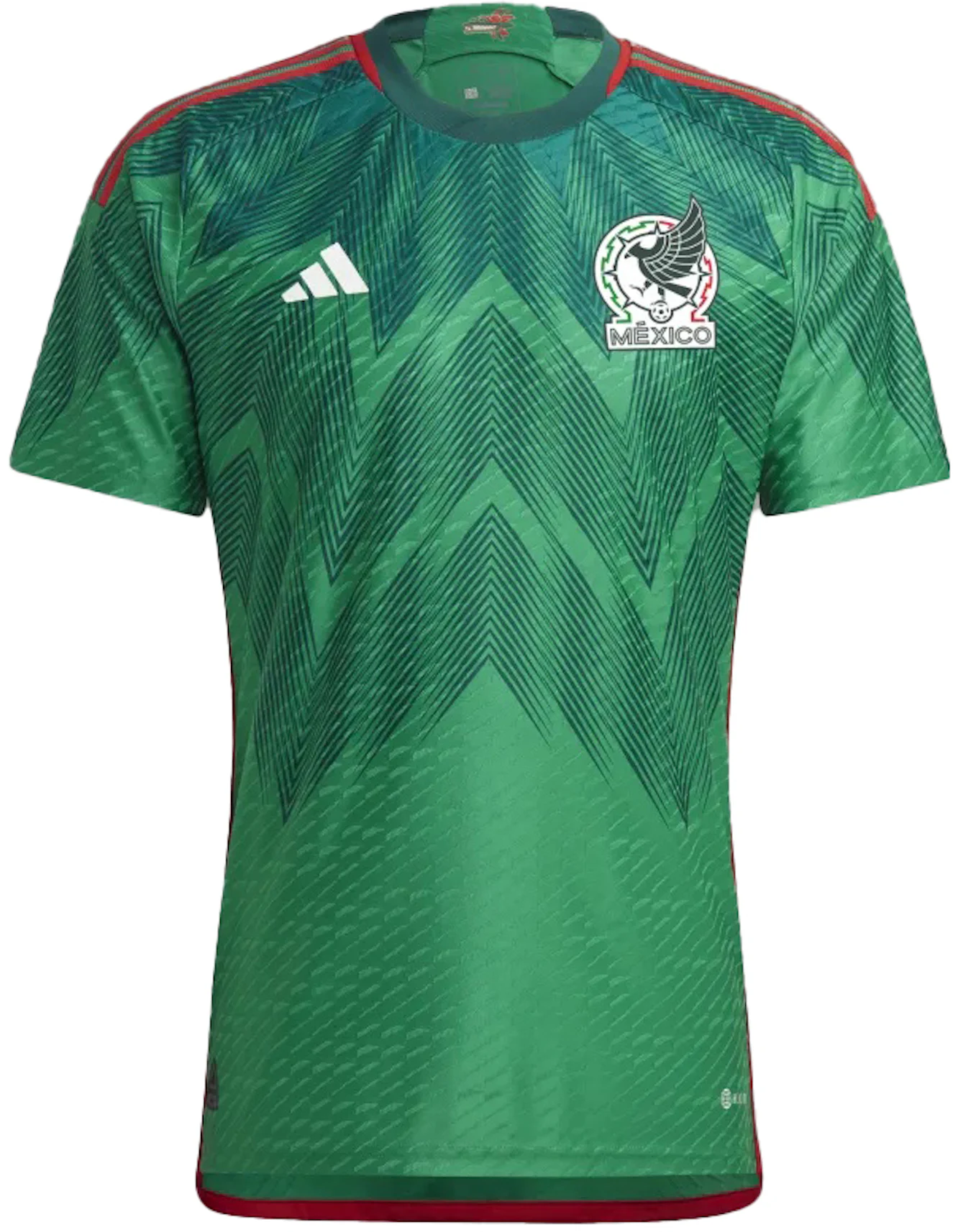 adidas Mexico 22 Home Authentic Jersey Vivid Green/Collegiate Green