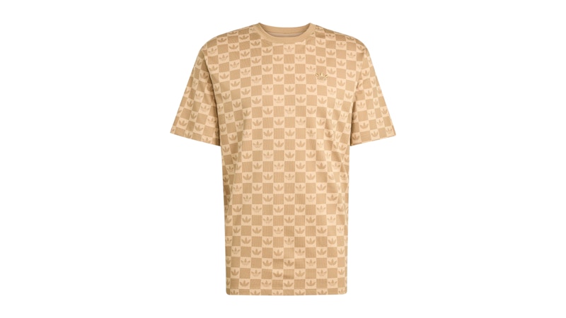 monogram ロゴtシャツ (タン・ベージュ・キャメル) adidas Monogram Loose T-Shirt Beige Men's - FW25 - US