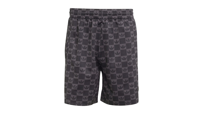 adidas Monogram Regular Mesh Shorts Black Men's - SS25 - US