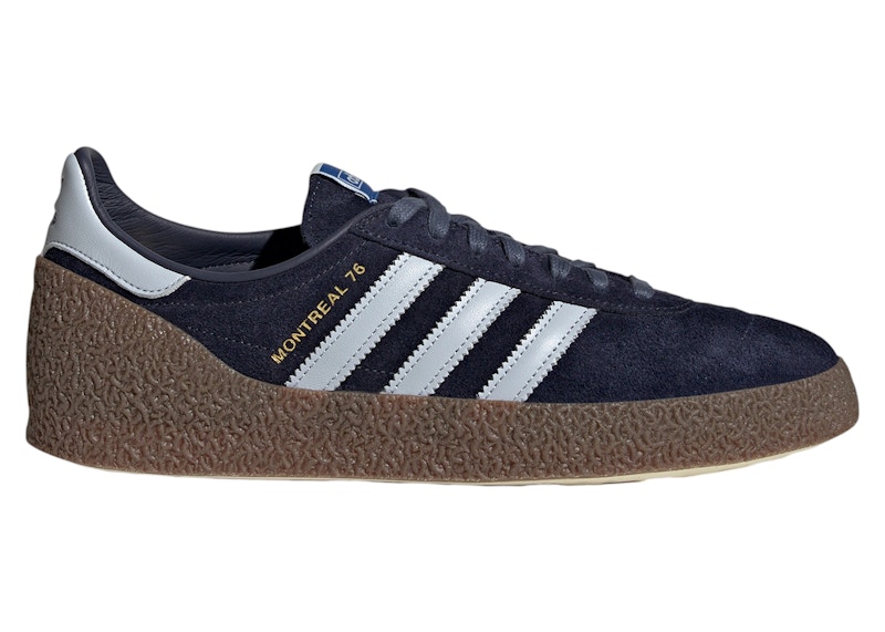 Adidas Men's Montreal 76 OG Sneaker in Shadow Navy/Halo Blue/Gum5 - JR8372