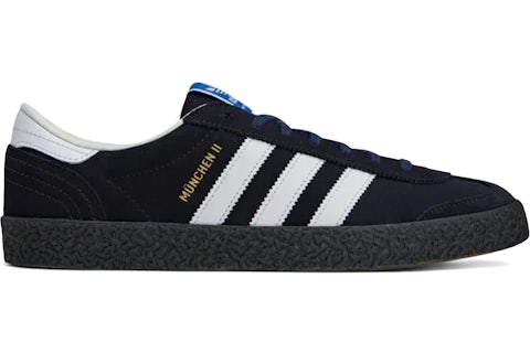 adidas München II SPZL Black Blue Gum Men's JR1544 GB