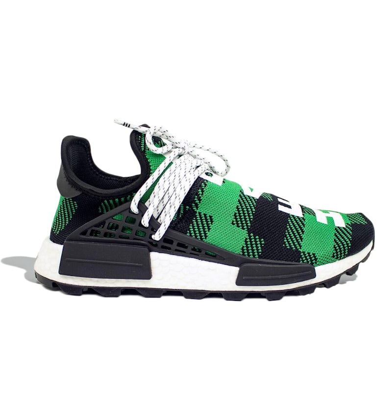 adidas NMD Hu Pharrell x BBC Green Plaid Men s EF7388 US