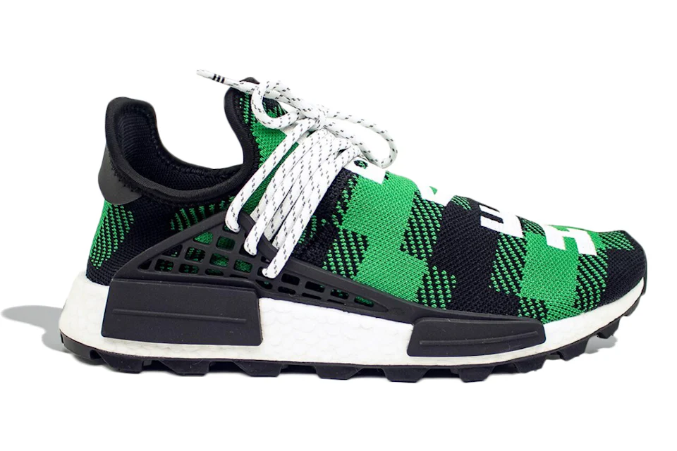 adidas NMD Hu Pharrell x BBC Green Plaid