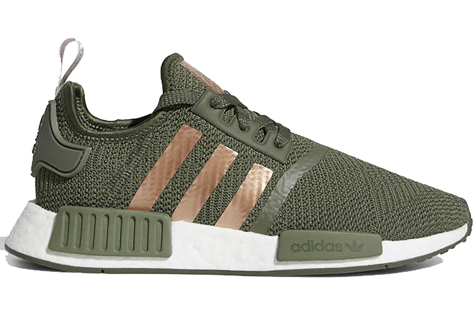 Adidas nmd olive green womens best sale