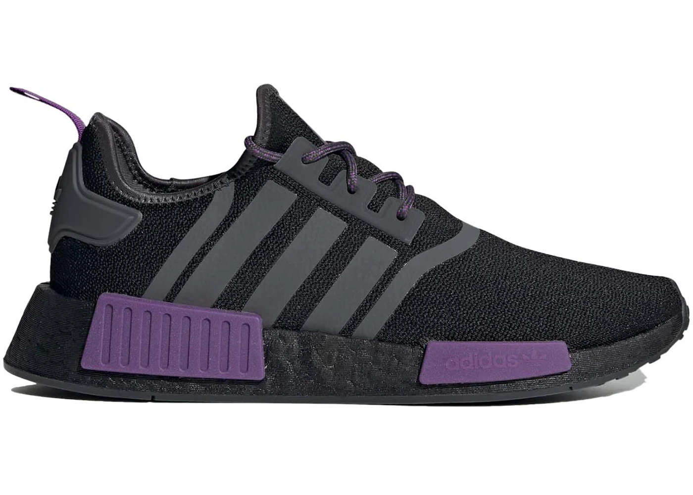 Adidas nmd grey purple Clearance