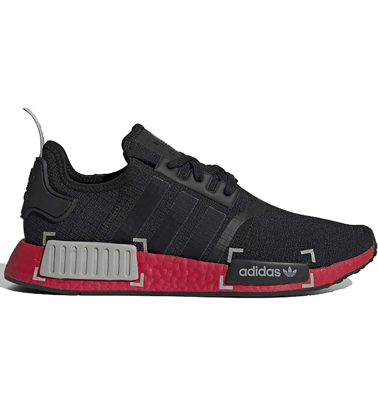 Nmd r1 black white scarlet Clearance