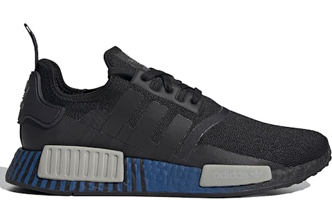 adidas NMD R1 Negro Gris Metal Azul Exuberante Hombre FV3652 US