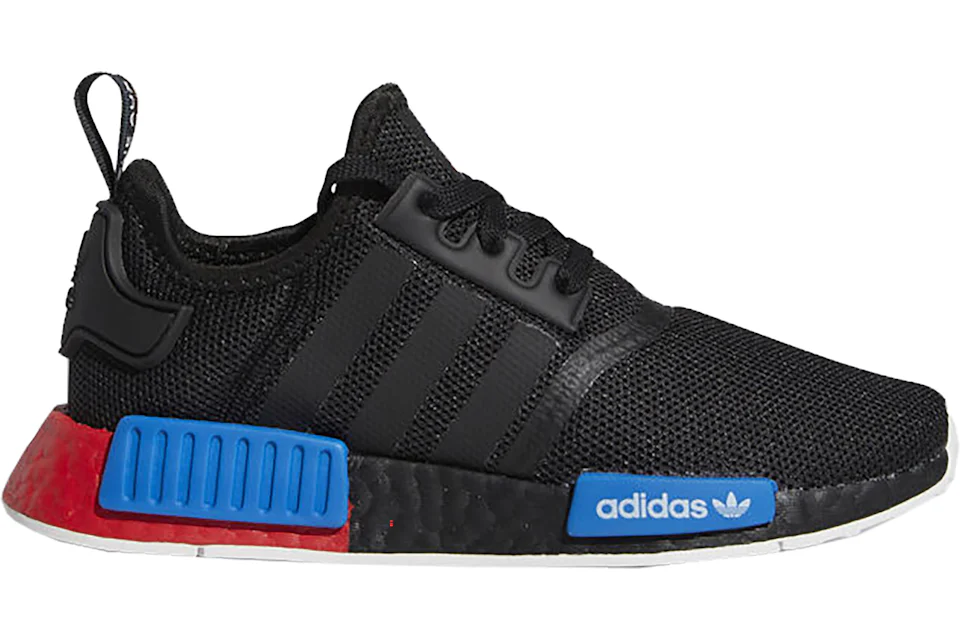 adidas NMD R1 Black Red Blue GS Kids FX4352 US