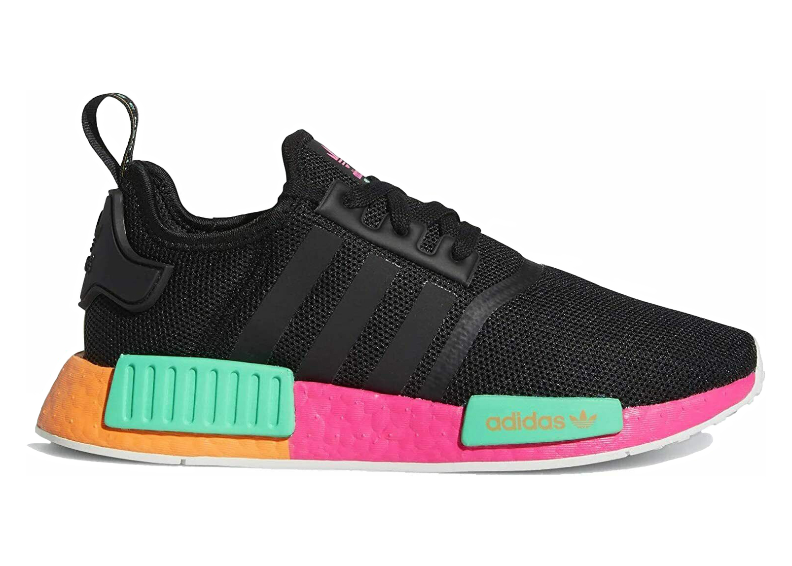womens nmd r1 pink and black