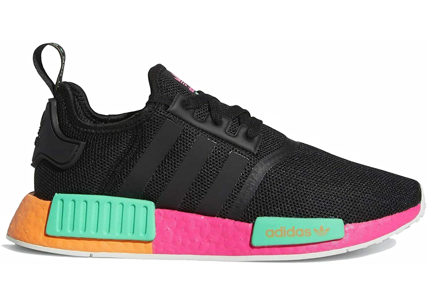 adidas NMD R1 Black Shock Pink (Women's) - FX4459 - US