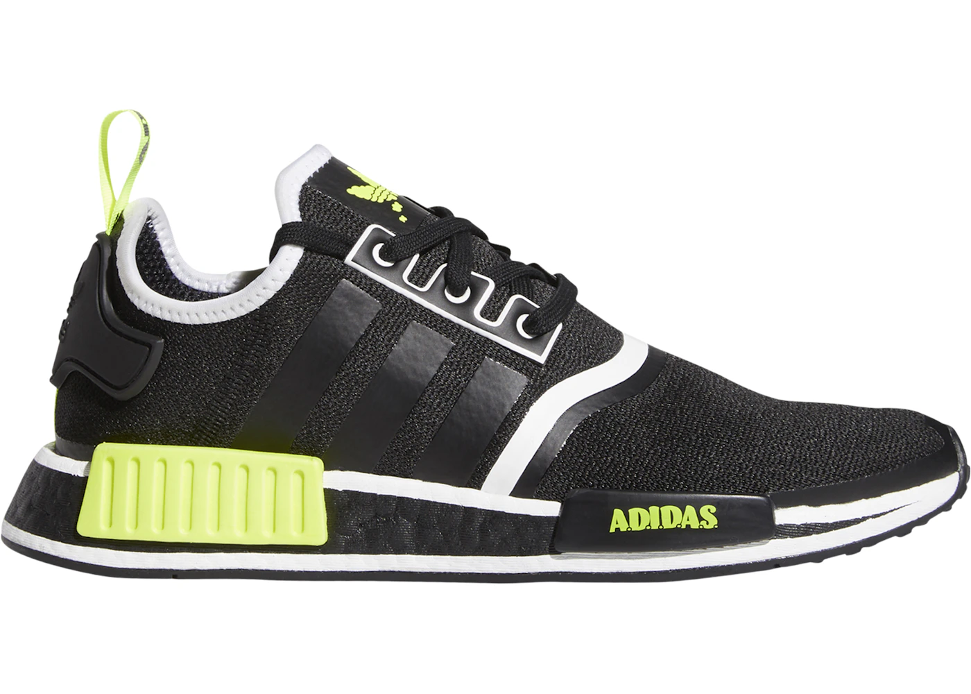 adidas NMD R1 Black Solar Yellow Men's - GV7183 - US adidas NMD R1 Black Solar Yellow Men's - GV7183 - US