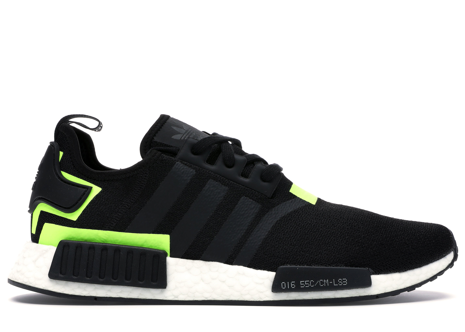 black and green nmd