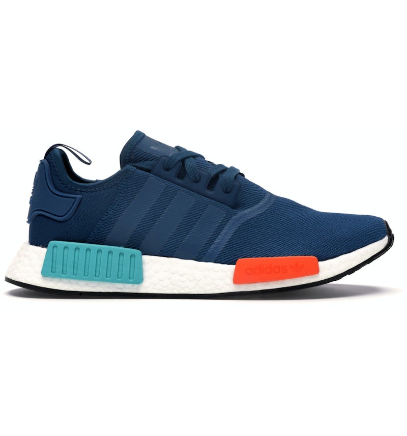 adidas NMD R1 Blue Night Energy Orange Men s G26510 US