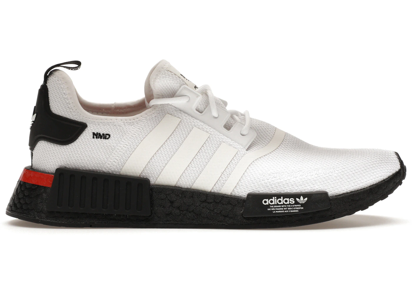 adidas NMD R1 Cloud White Core Black Scarlet Men's - HQ2069 - US adidas NMD R1 Cloud White Core Black Scarlet Men's - HQ2069 - US