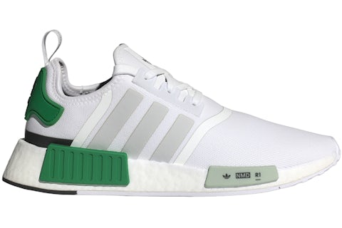 adidas NMD R1 Cloud White Grey Green Men's IF3496 US