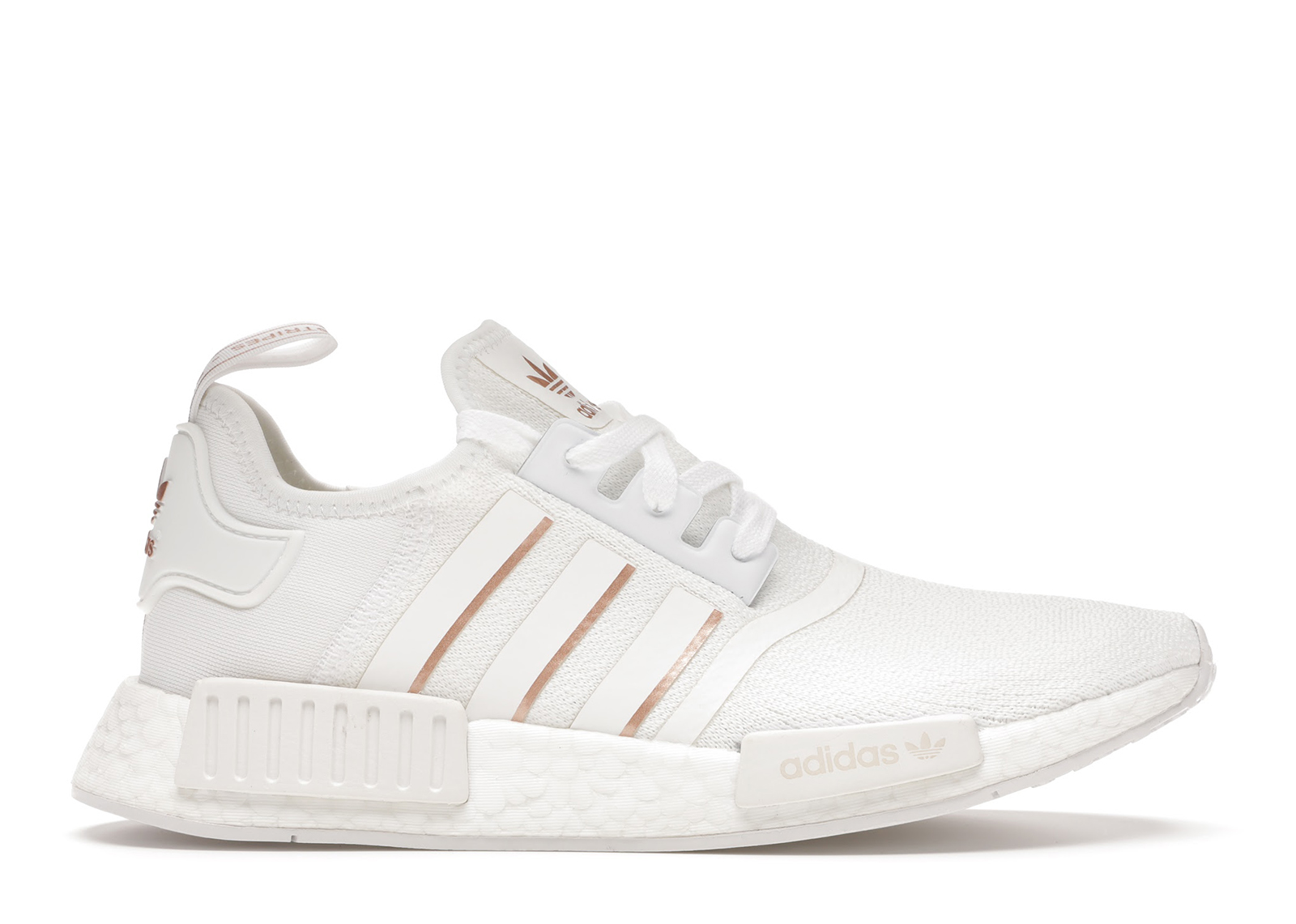 adidas white with rose gold
