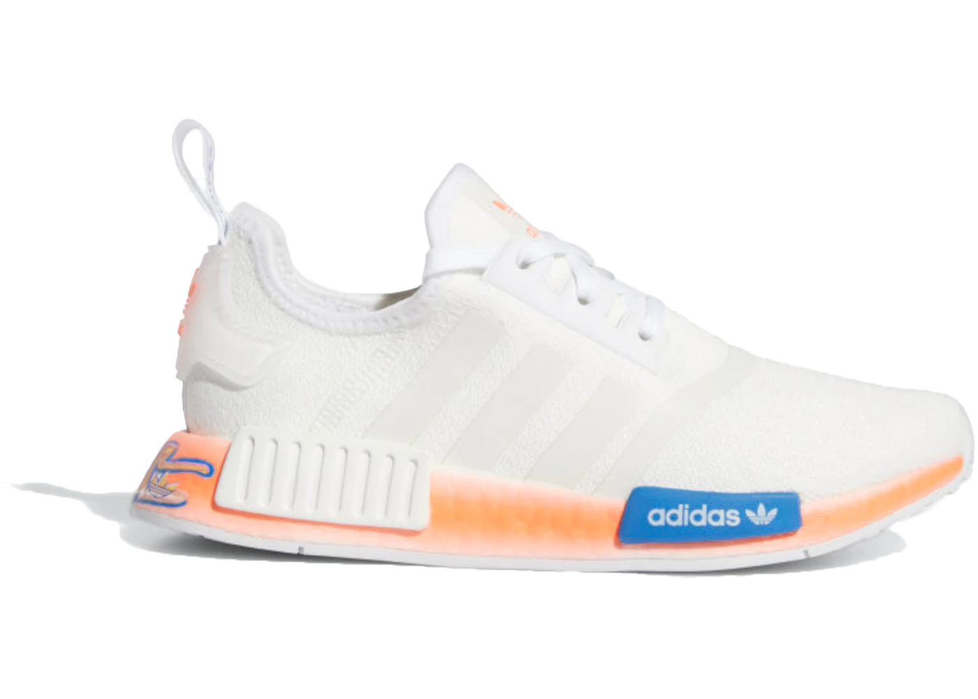 Adidas Nmd R1 Cloud White Signal Coral Gs Fv7854 Adidas Nmd R1 Cloud White Signal Coral Gs Fv7854