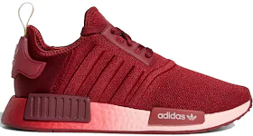 Womens nmd top maroon ice purple