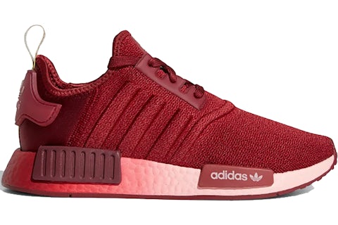 Adidas nmd primeknit maroon online