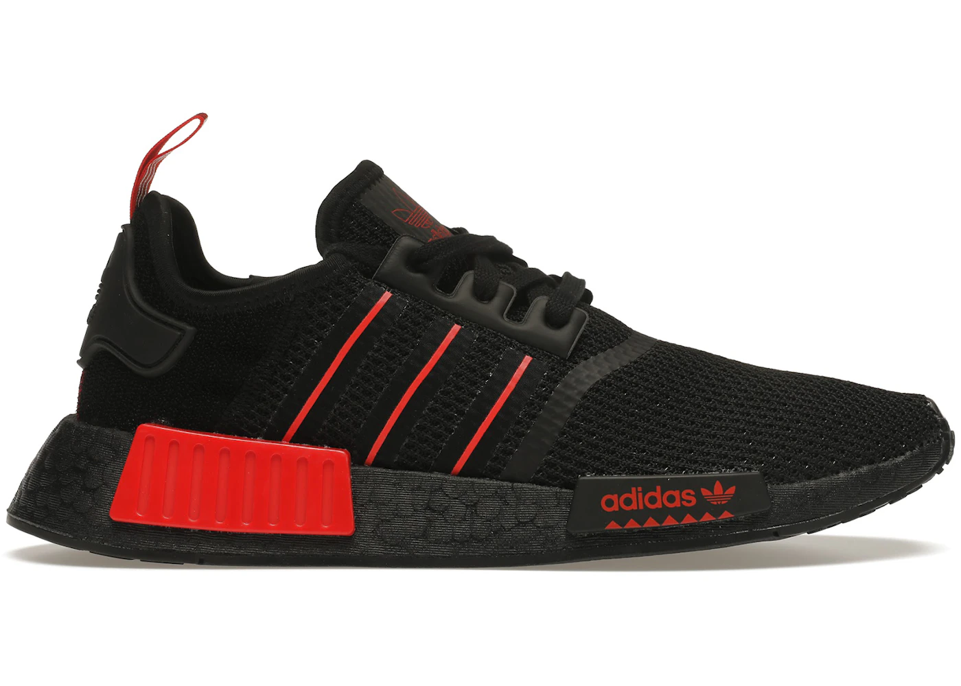 Dader Resistent bestrating adidas NMD R1 Core Black Red - GV8422 - US