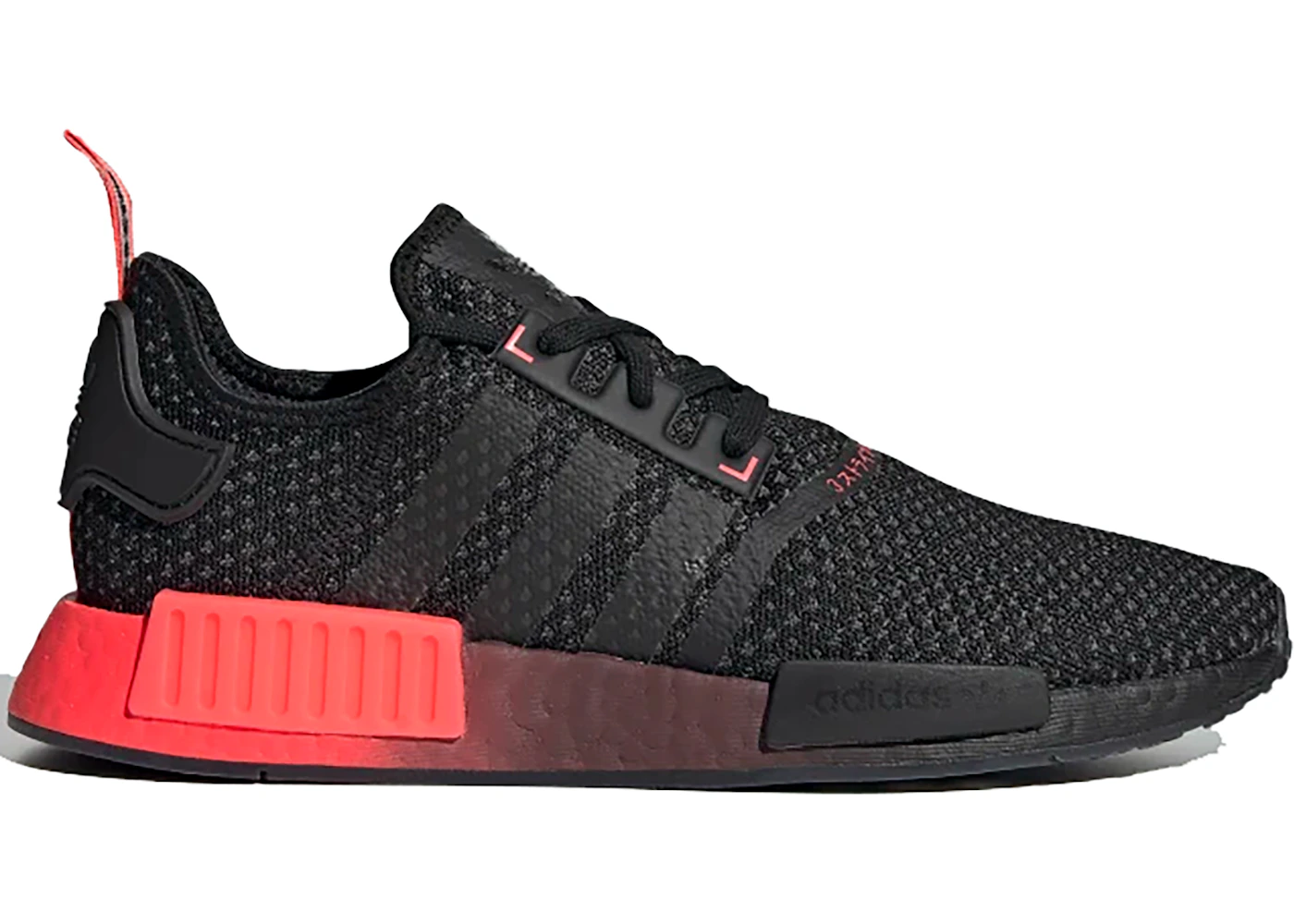 Black white red nmd hotsell