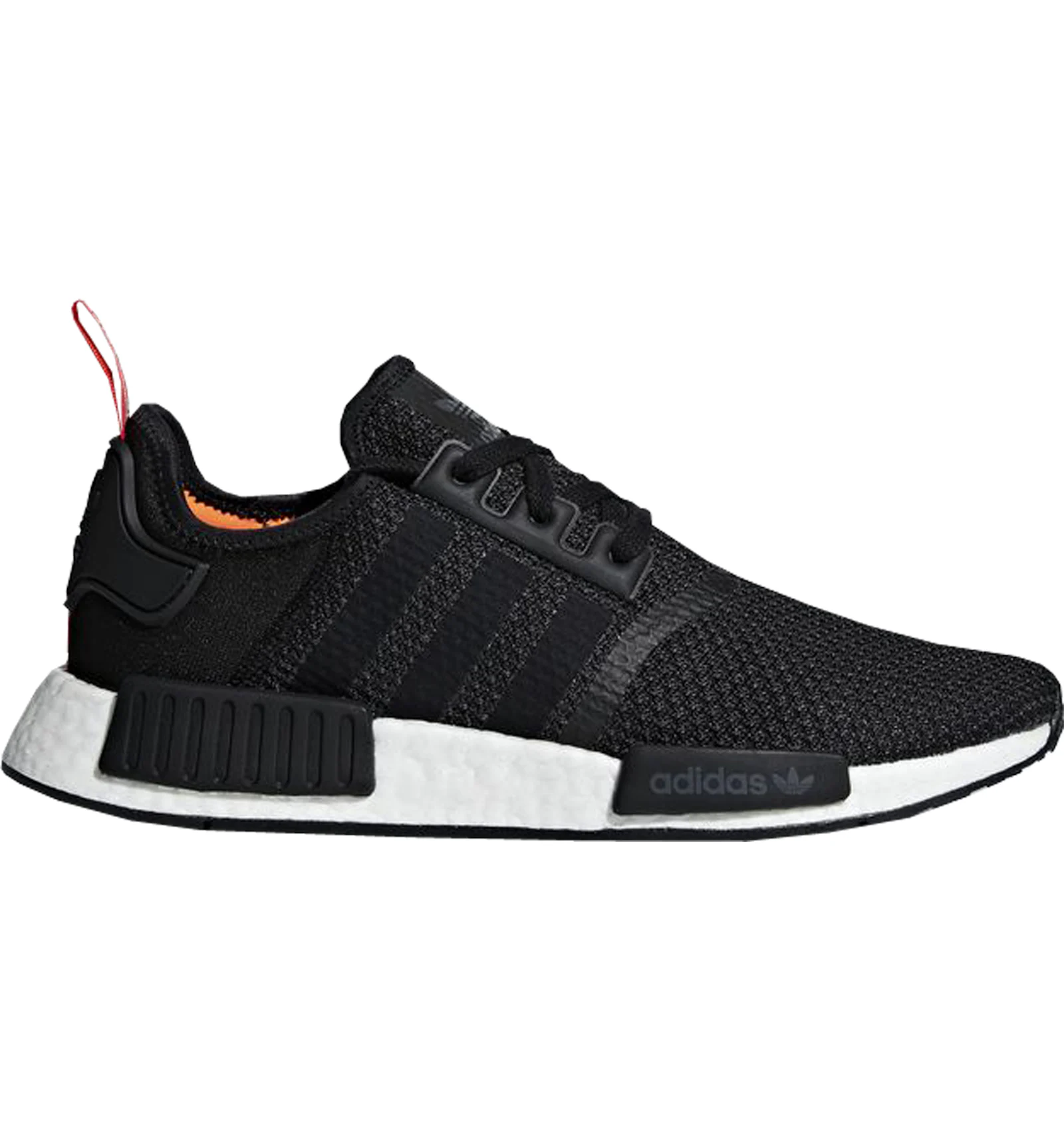 Adidas nmd r1 top black and orange