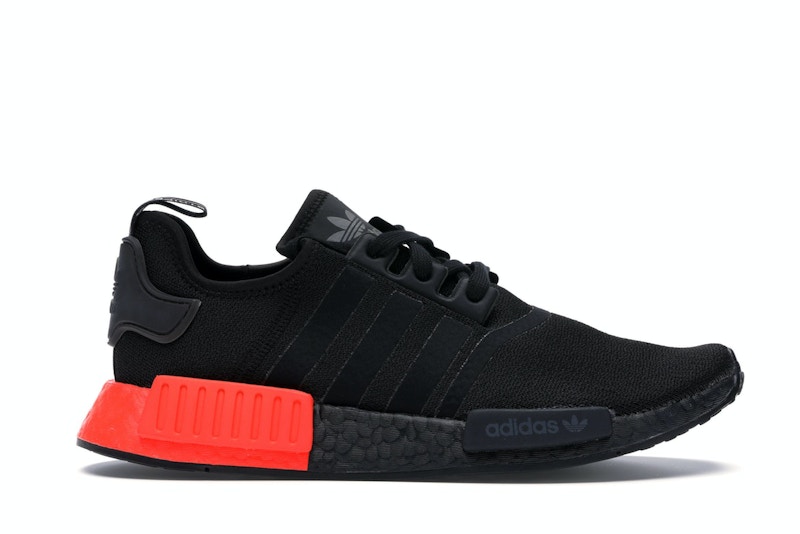 nmd r1 black red white
