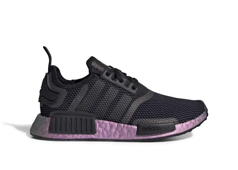 Adidas originals nmd r1  outlet boys' grade school black/black/multi