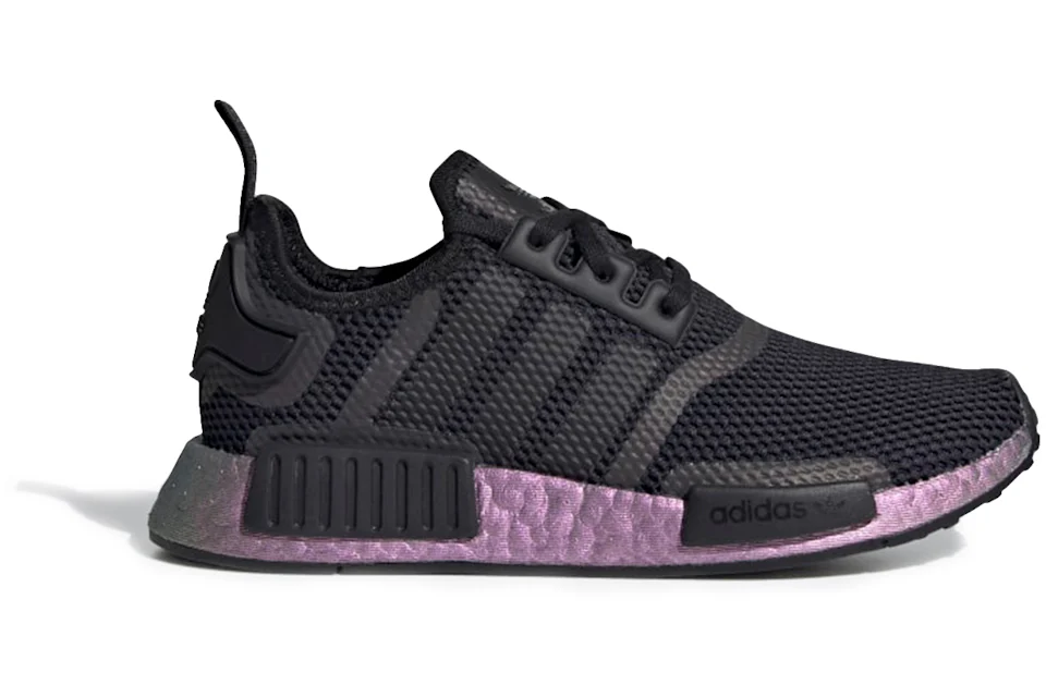 Adidas nmd womens black and purple Clearance