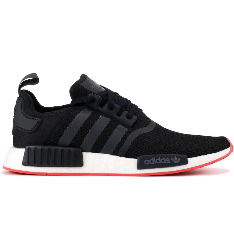 adidas NMD R1 Core Black Trace Scarlet Men s CQ2413 GB