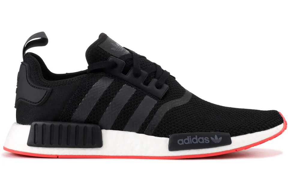 adidas NMD R1 Core Black Trace Scarlet