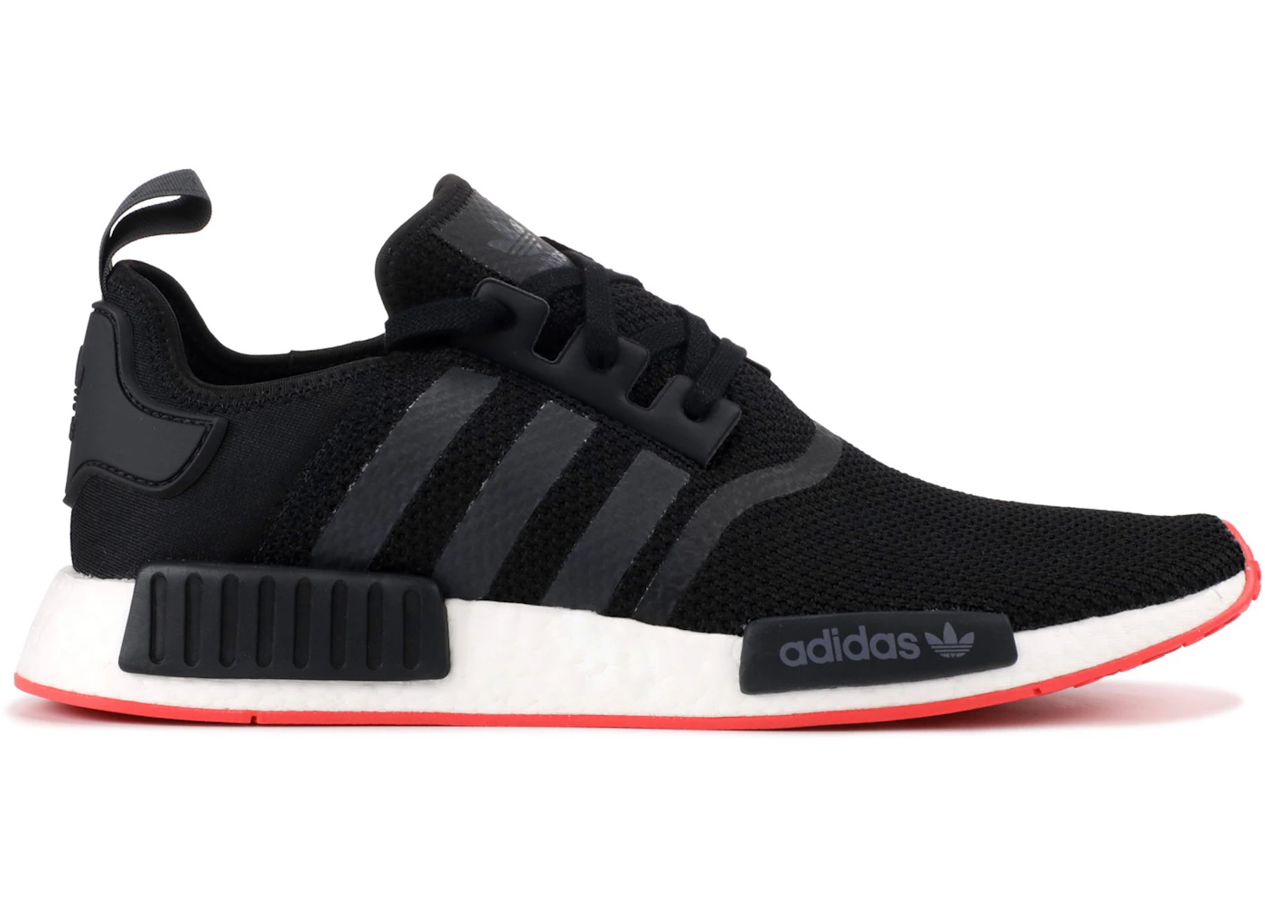 adidas NMD R1 Core Black Trace Scarlet