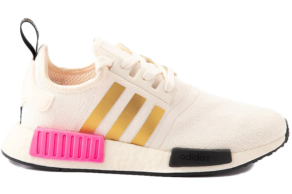 Adidas nmd r1 womens white pink Clearance