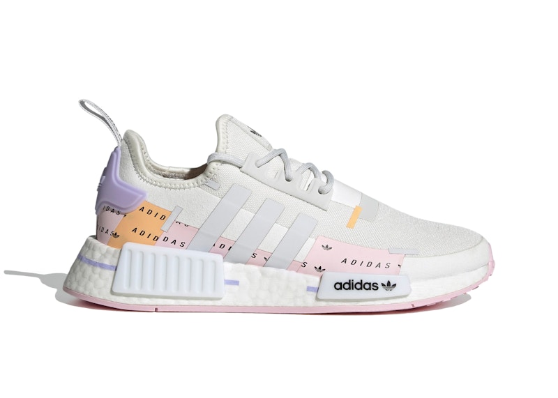 Adidas nmds shop white and pink