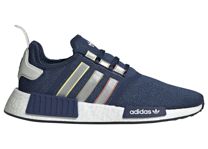 adidas NMD R1 Dark Blue Silver Metallic Black