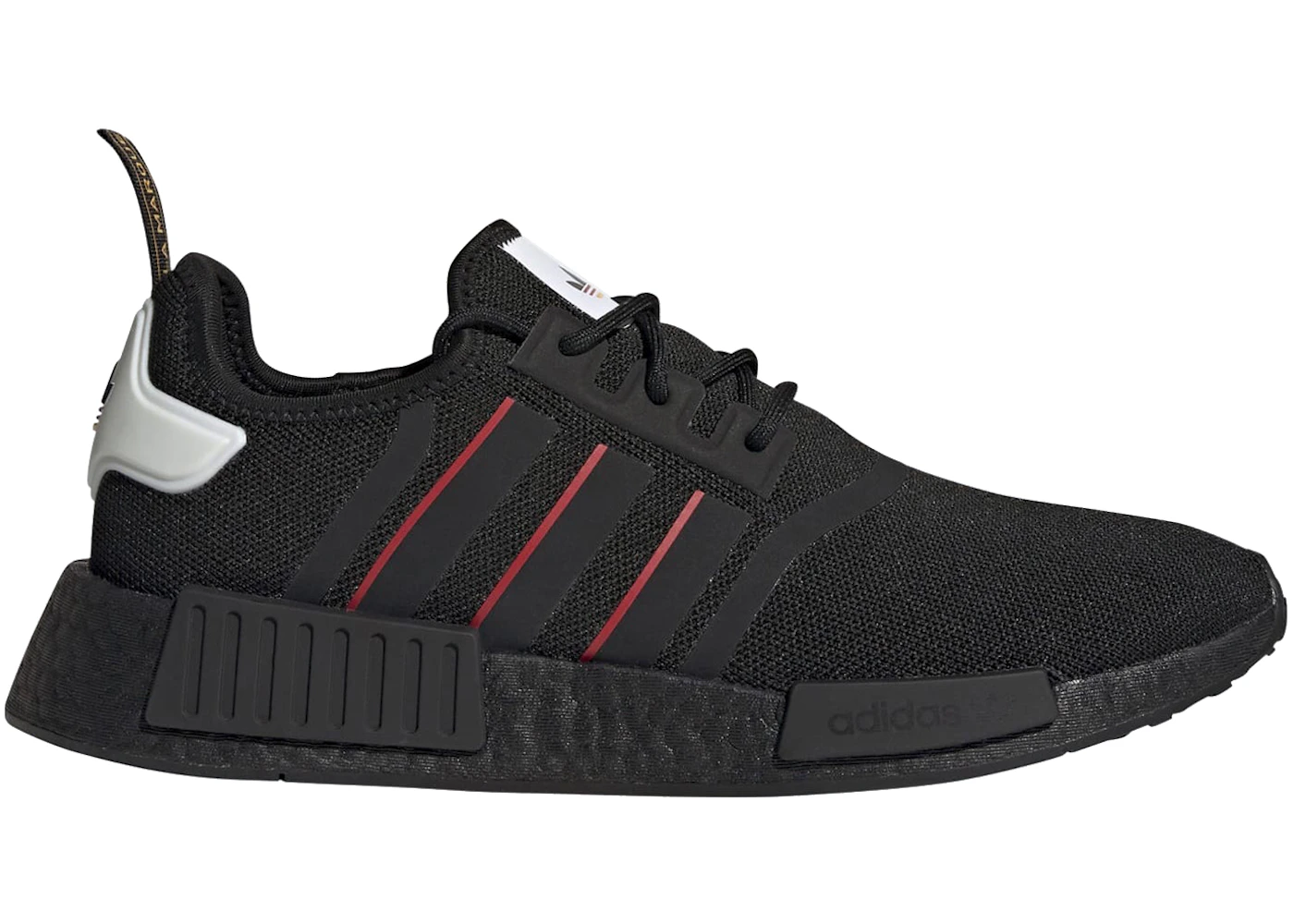 adidas NMD R1 Germany Black Power Red Men's - GX9887 - US