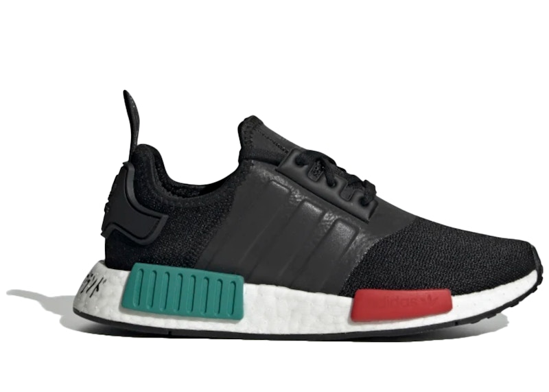 Green and cheap black nmds