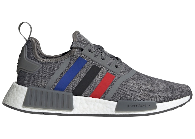 adidas NMD R1 Grey Better Scarlet Core Black Men s FZ5708 US