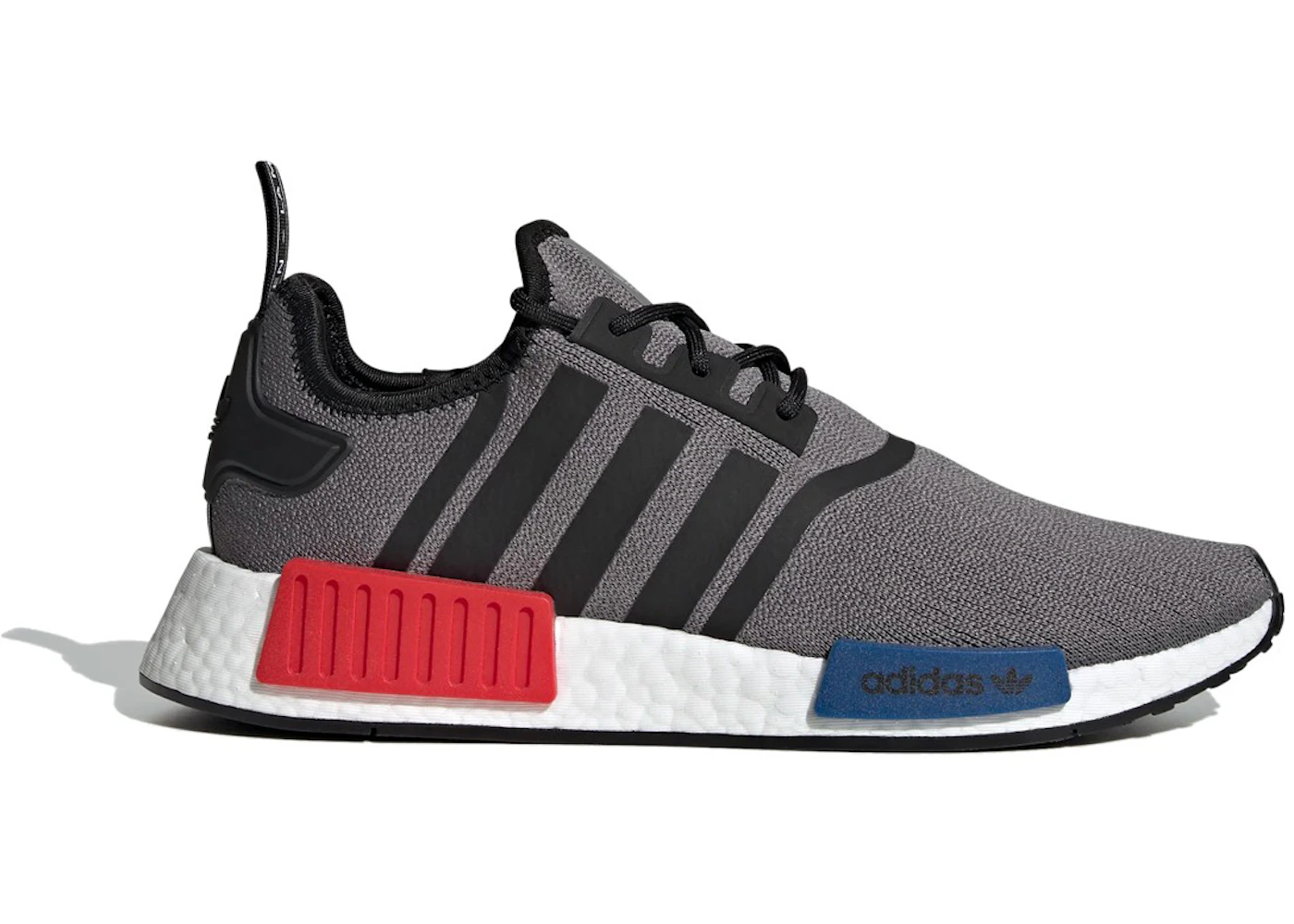Adidas nmd r1 grey red Clearance