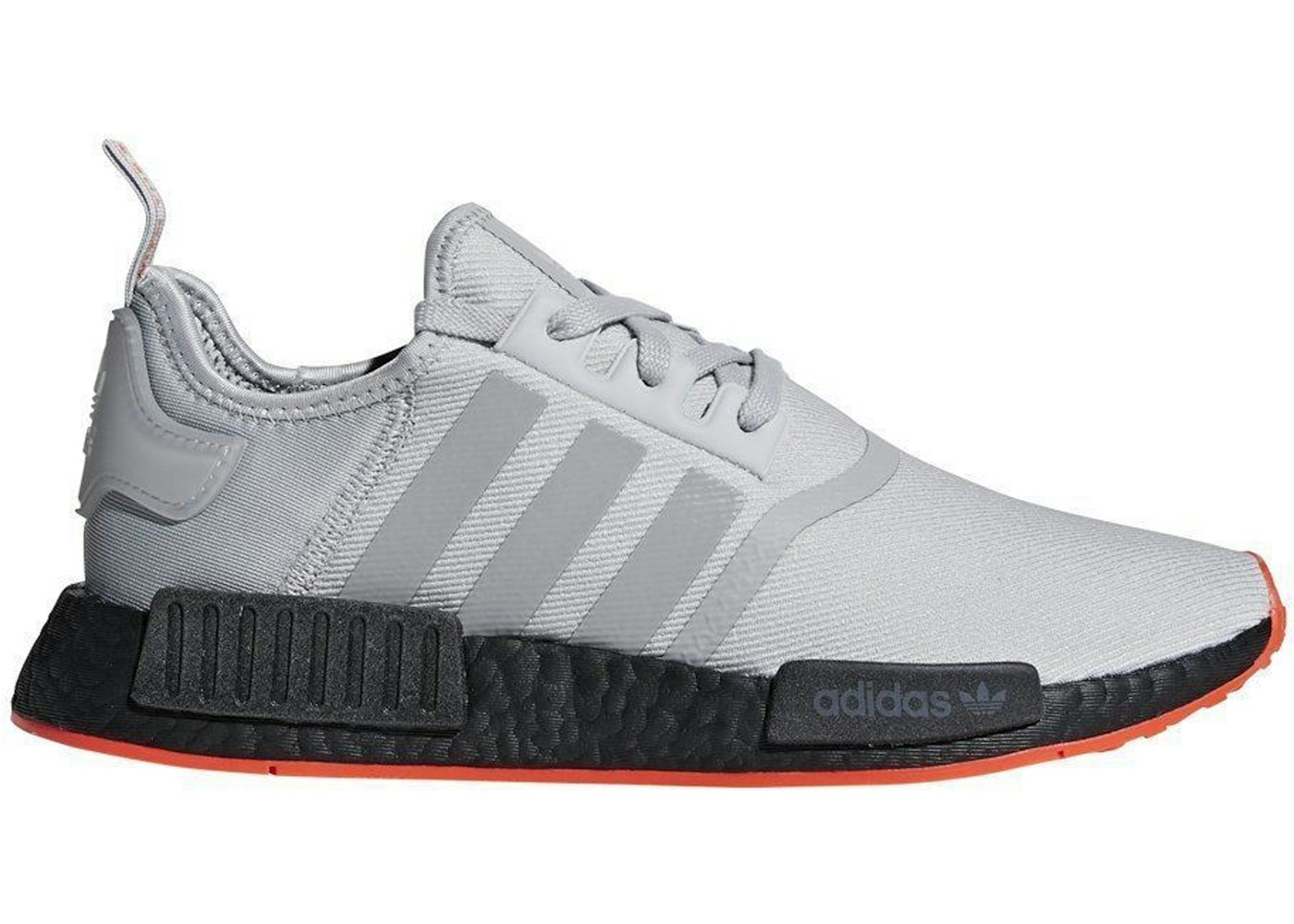 adidas NMD R1 Grey Solar Red - F35882