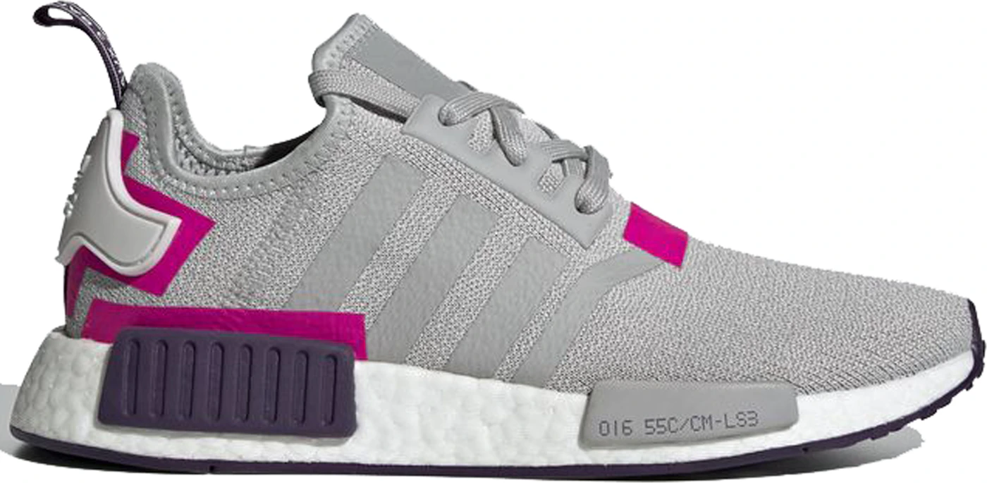 adidas NMD R1 Grey Two Shock Pink (Women's) BD8006 - US