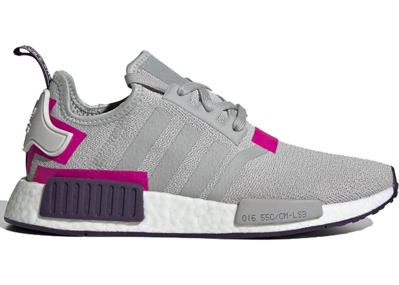 adidas NMD R1 Grey Two Shock Pink Women s BD8006 US