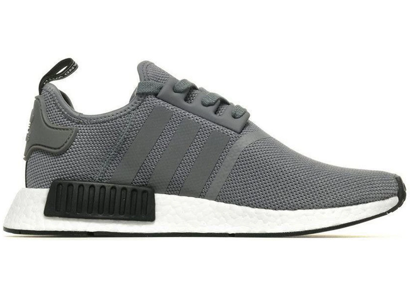 Adidas nmd grey black white best sale