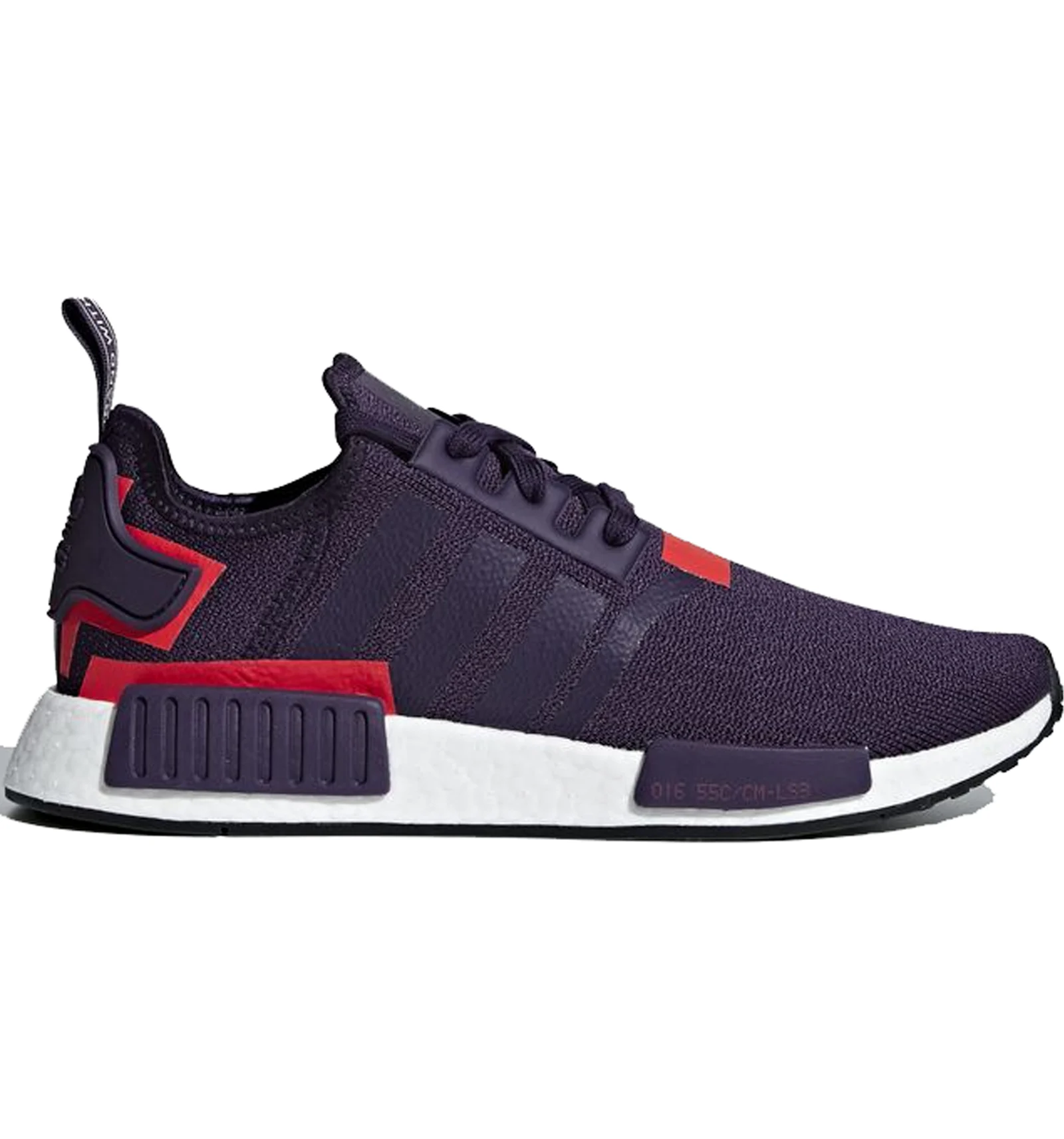 adidas NMD R1 Legend Purple Shock Red Men s BD7752 US