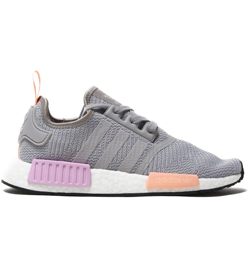 adidas NMD R1 Light Granite Clear Orange Women s B37647 US