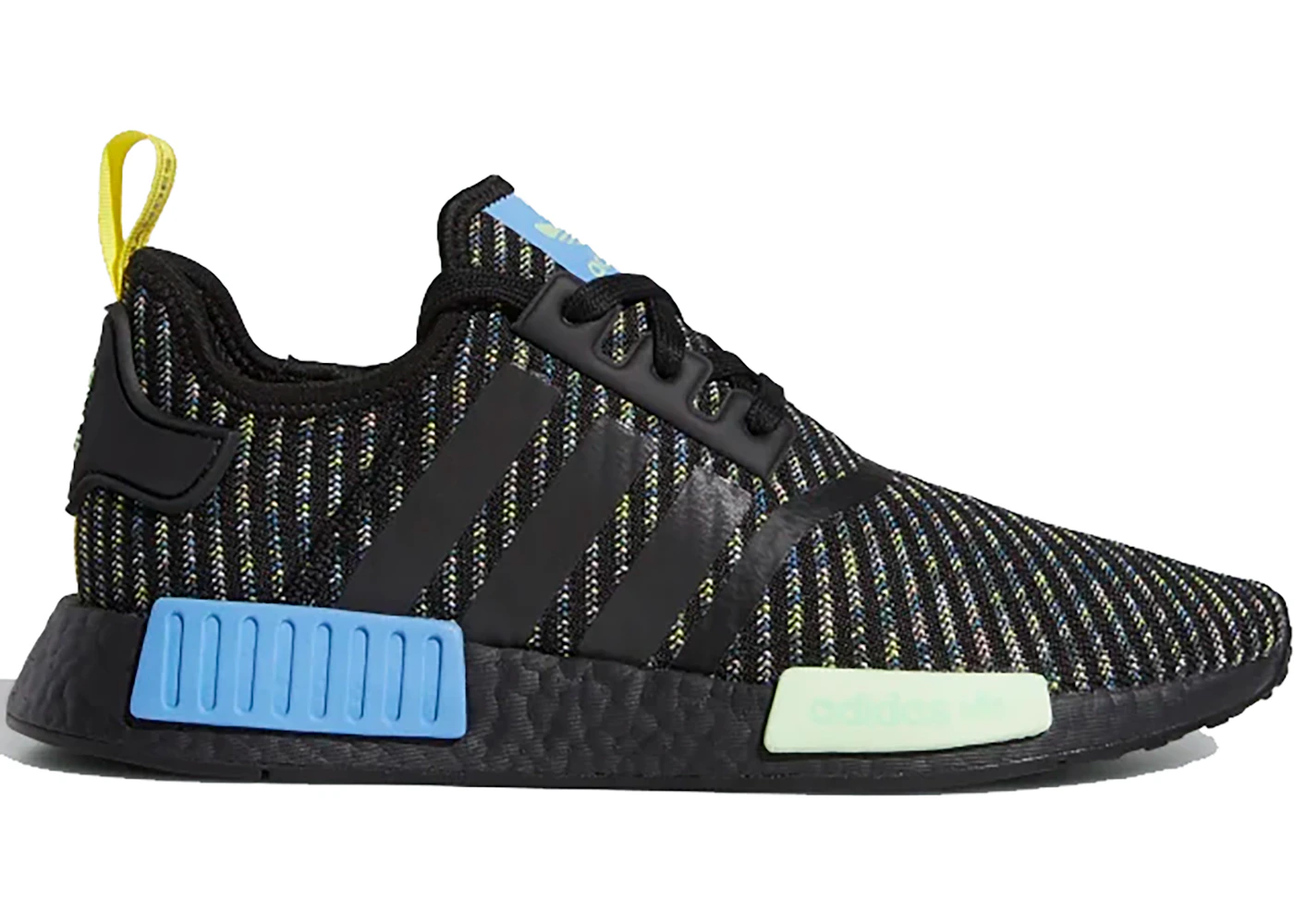Adidas nmd knit black sales