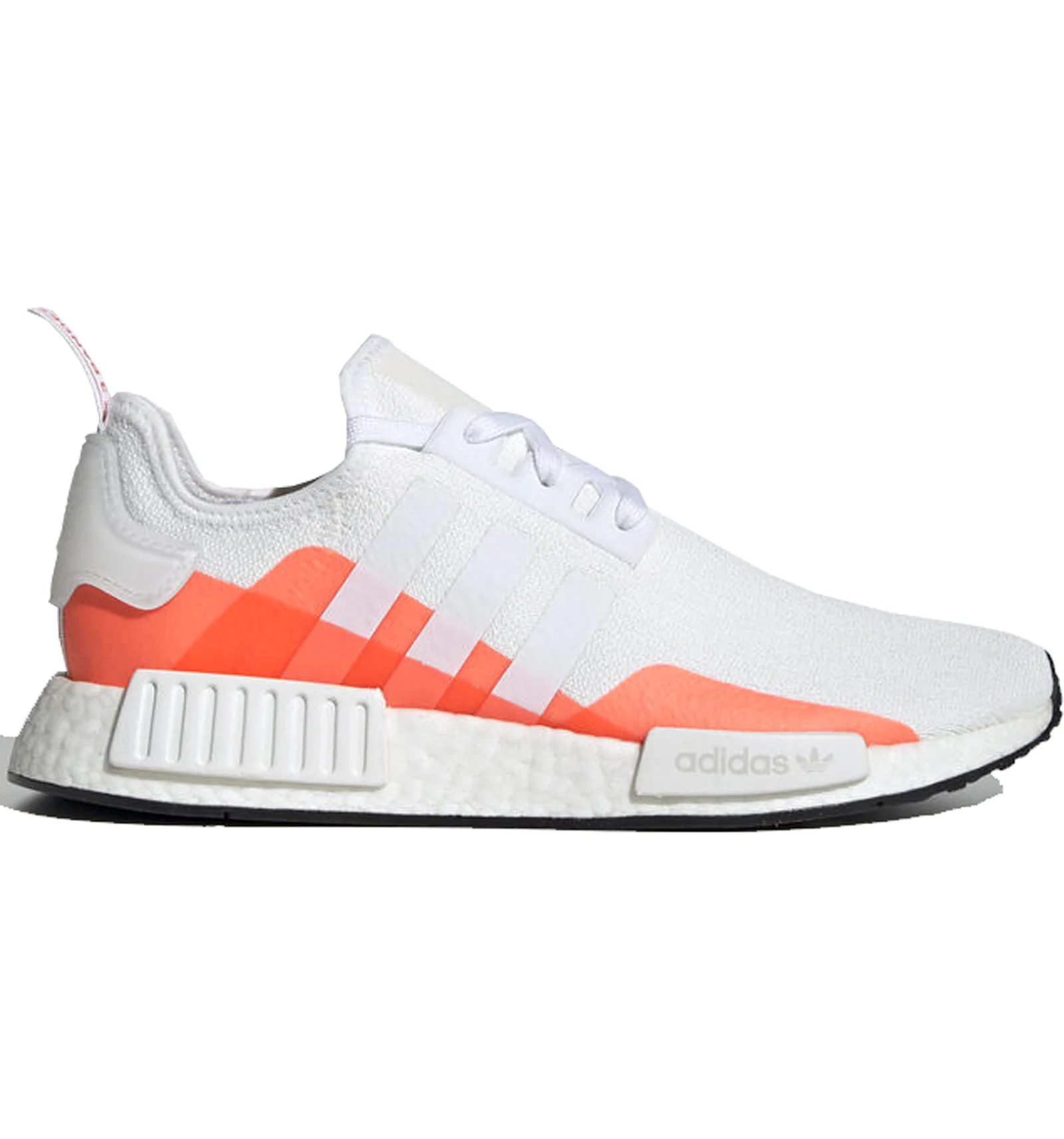 Adidas nmd top orange and white